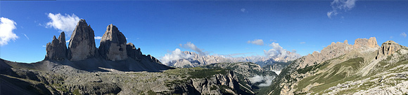 Panoramas from Dolomites